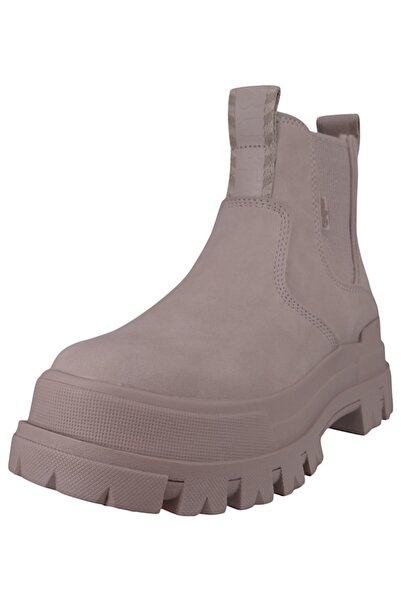Buffalo Damen Elegante Stiefelette Aspha Chelsea Warm 1270092 Grau Light Grey...