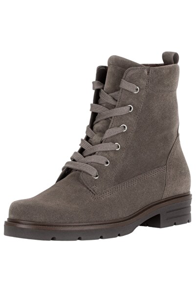 GABOR Damen Elegante Stiefelette F-Weite 74.651 Grau 14 Mohair Leder