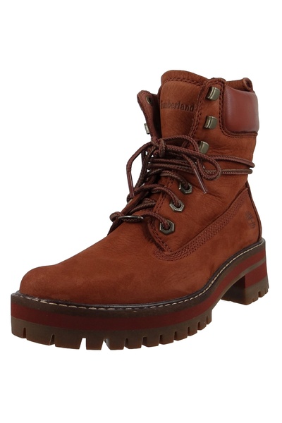 Timberland Damen Elegante Stiefelette Courmayeur Valley 6" A2HNK TB0A2HNKCH7 Braun Medium Brown Leder mit EVA
