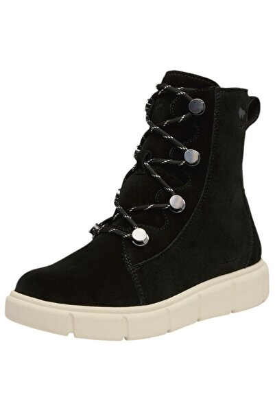 Sorel Damen Stiefelette Winterschuhe Explorer III Joan WP 2077951 Schwarz 010 Black Wildleder / Suede mi
