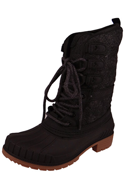 Kamik Damen Winterstiefel Winterschuhe Sienna 3 NK2476 Schwarz Black Leder/Synthetik mit DOVER LaufsohleEV