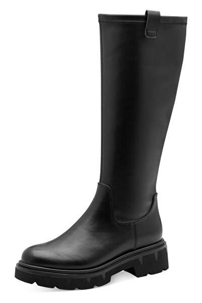 Marco Tozzi Damen Elegante Stiefel Stiefel 2-25682-45 Schwarz 001 Black Kunst...