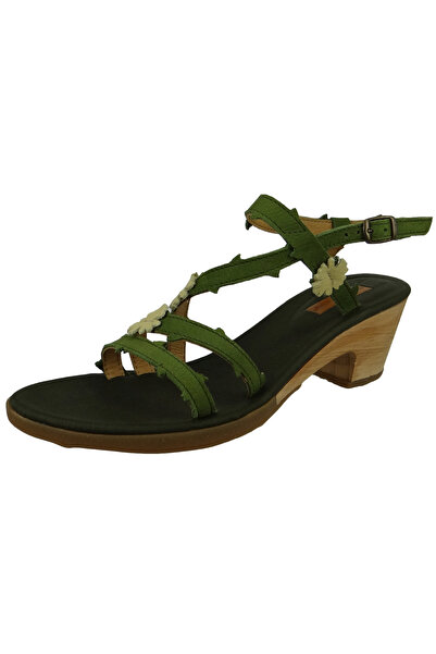 El Naturalista Damen Sandalen Sylvan N5496F Grün Selva Leder mit EVA