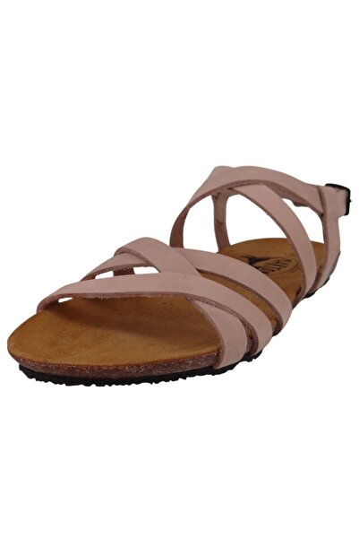 PLAKTON Damen Komfort Sandalen Mam Vali 575184 575184 Nobuck Hielo Leder