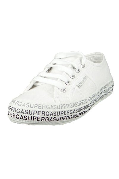 Superga Damenschuhe-Sneaker S111UGW 2750 COTU Minilettering Textil weiß A69 W...