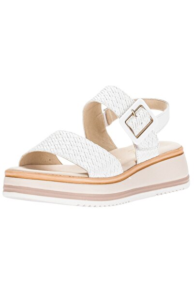 GABOR Damen Sandalen G-Weite 62.744 Weiß 60 Weiß Leder