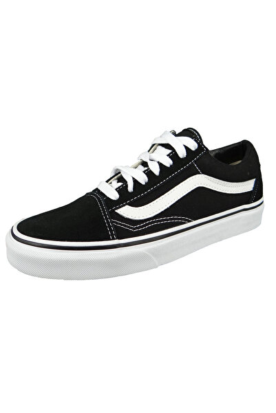 Vans Damen Low Sneaker Old Skool D3HY28 Schwarz Black-White Textil