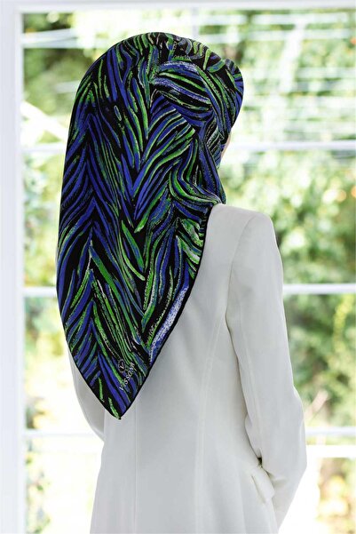 Vissona Μεταξωτό μαντήλι Tivil 51755 - 10 - 0032 - 0035 Μαύρο Μικτό σχέδιο