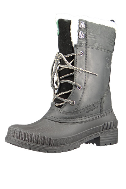 Kamik Sienna H Waterproof WK2048 Damen Stiefel Winterstiefel Winterschuhe Leder Schwarz Black