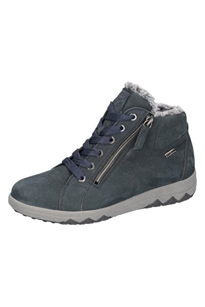 Waldläufer Damen Low Sneaker Winterschuhe H-Teresa Mid Top 961971 165 Grau 194 Bear Notte Leder mit EVA & hera