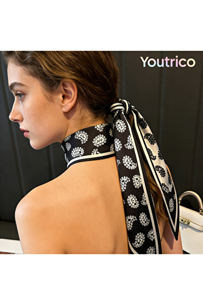 Youtrico Long diagonal scarf 147cm,All seasons,Versatile scarf&neckerchief,ha...