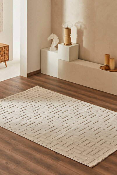 Kaşmir Halı 7/24 Iskandinav Elegance Axel Salon Mutfak Halısı Yolluk