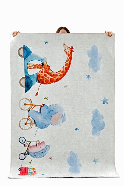 Kaşmir Halı Dekoratif Art Çocuk/genç Zoo