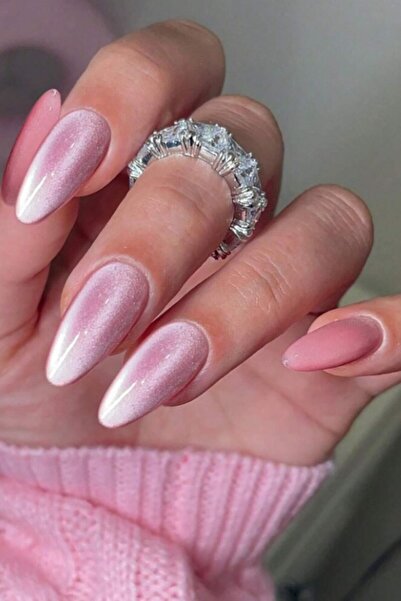 Dvl Kedi Gözü 12'li Takma Tırnak - Cat Eyes (Yansımalı) Kendinden Yapışkanlı Takma Tırnak Seti