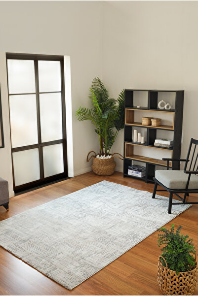 Kaşmir Halı 7/24 Buena Bella Gray Salon Mutfak Halısı Yolluk