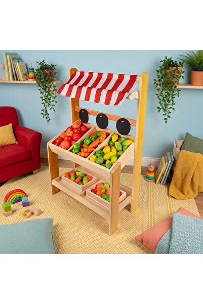 Toysilla Wooden Toy Market Stall – T6012