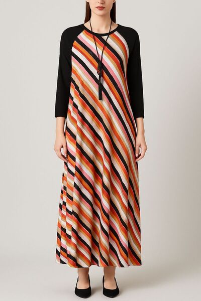 FUAT GÜRSEN Rochie detaliată colier cu model etnic