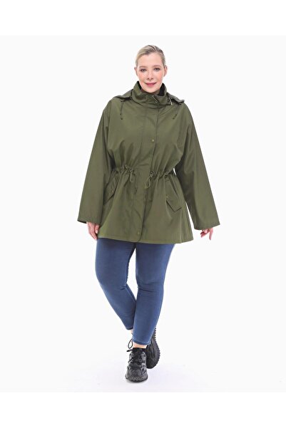 GLR&GYM LERZAN BÜYÜK BEDEN ASTARLI KISA TRENÇKOT