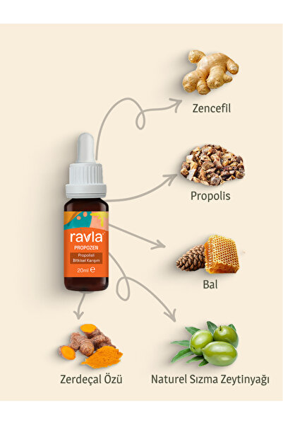 Ravla Propozen Propolisli Bitkisel Karışım - 20ml