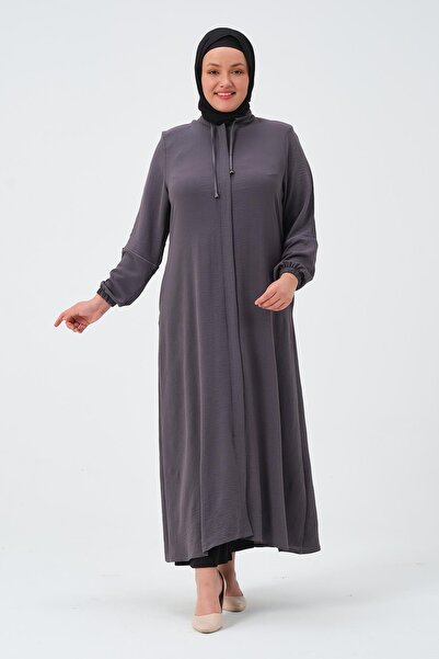 GLR&GYM ARNİSA KADIN AYROBİN AYROBİN FERMUARLI TAM BOY FERACE