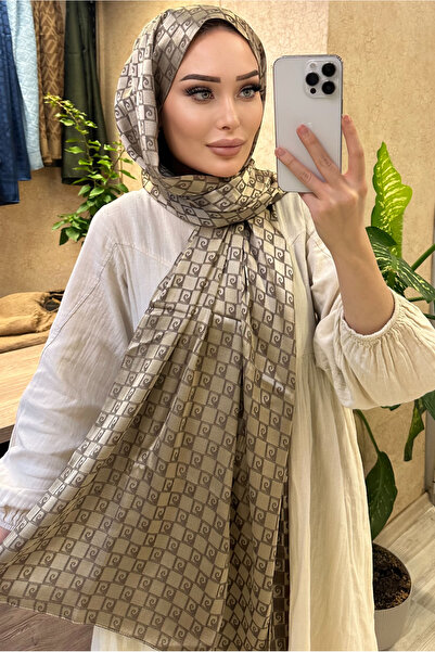 CUOCA LOUNGE Geometrik Desenli Pamuk İpek Şal