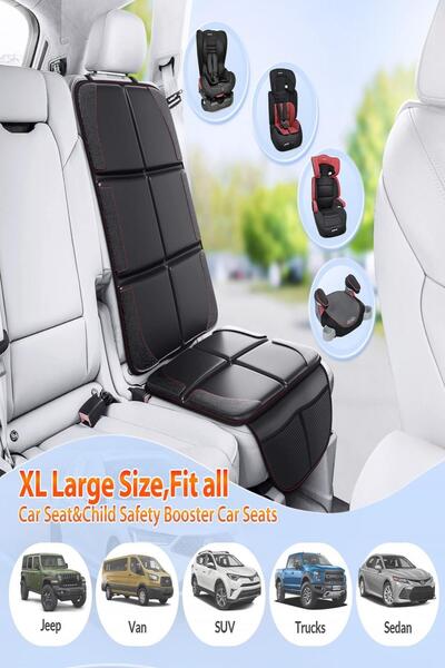 MasterCar وسادة مقعد أمامية وخلفية متوافقة مع جميع المركبات من Blackline، غطاء مقعد السيارة، واقي مقعد المقعد (العرض الترويجي)