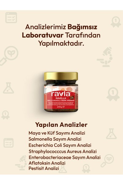 Ravla Ravella Ballı Kakaolu Fındık Kreması - 245g