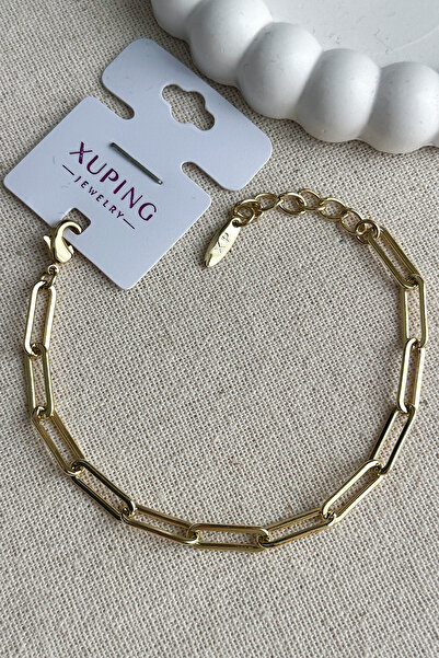 Modacaprea Xuping 14K 17+2 CM Ataş Kadın Bileklik Kararmaz Kadın Xuping Bileklik