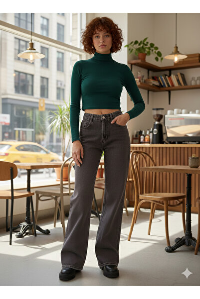 MUG collection Pantaloni de damă din denim Palazzo