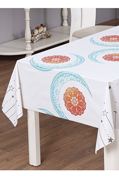 HIC مفرش طاولة سفرة مقاوم للماء مقاس 137×150 سم