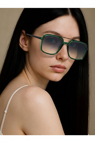 ESRADA Carleen Green 2A831 Unisex Sunglasses 50-21-150