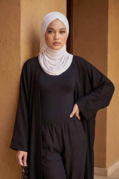 Aisha's Design Πρακτικό χτενισμένο βαμβακερό σάλι, PS-16, Λευκό