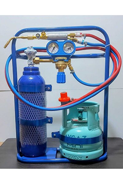Kasweld Oksijen Kaynak Seti 6 Litre Emniyet Ventilli Lüks Model
