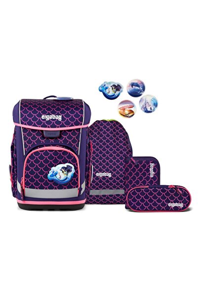 Ergobag cubo light Schulranzen-Set 6-teilig