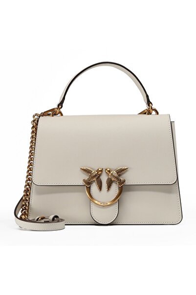 PİNKO Love One Handtasche Leder 25 cm