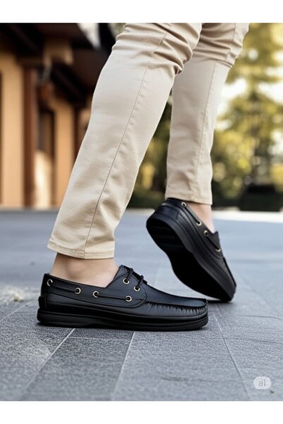 Liarca Tamamı Hakiki Deri Garantili Rahat Günlük Mokasen Tekne Stili Rahat Er...