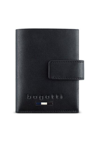 BUGATTI Romeo Kreditkartenetui RFID Schutz Leder 7,5 cm