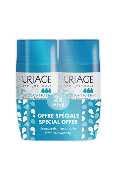 Uriage Pachet deodorant roll-on Puissance, 2x 50 ml
