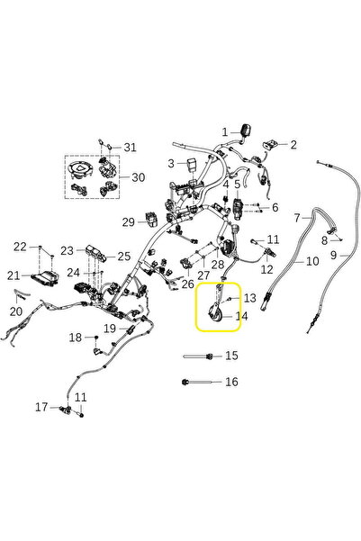 Benelli QJ TRX12/SRK125S/SRK 125R Korna