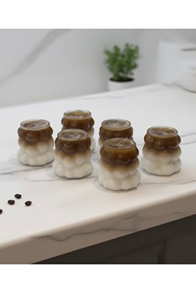 SALBOX 6'lı Üzüm Bardak Seti, Bubble Bardak, Bulut Bardak, Kahve Yanı Sunum B...