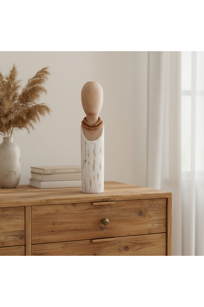 Lorena Home Decor Ahşap Kadın Büst (Büyük)