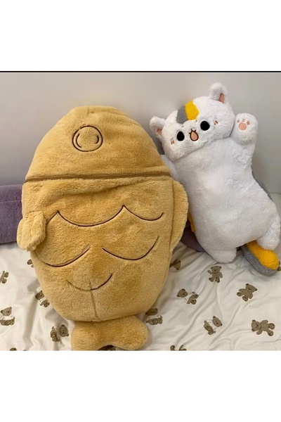 NB market Havuç içinde tavşan peluş oyuncak çantalı tavşan peluş 30cm uyku ar...