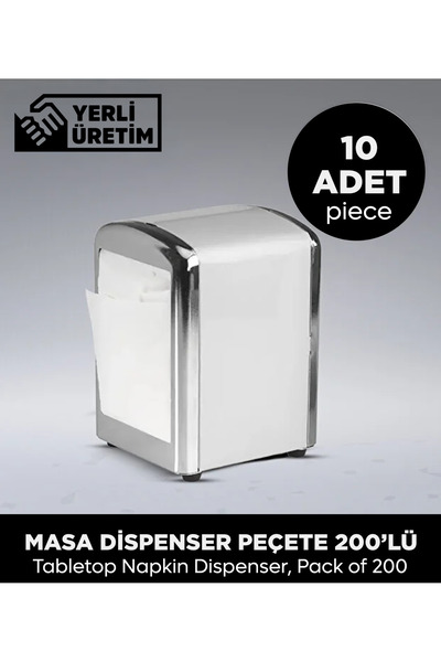 Sepet Doldur Table Napkin Dispenser 150 Pieces - 10 Units