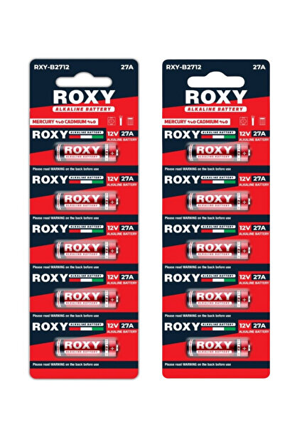 harry 10 Adet 27a 12v Spesifik Pil 27a-c5 27a 12 Volt Alkalin Kısa Ince Kalem...