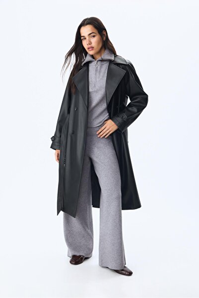 Stradivarius Fermuarlı Dik Yaka Triko Süveter