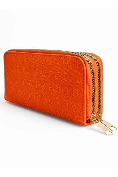 Lexa Портфель з подвійною блискавкою та кишенею для телефону, помаранчевий