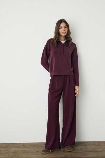 Stradivarius Yumuşak dokulu kumaş pantolon