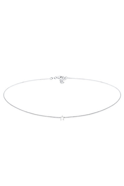ELLI Colier de damă Choker Basic Star Astro din argint 925