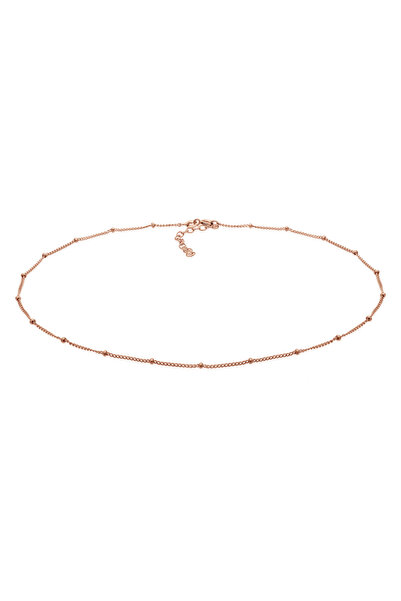 ELLI Halskette Damen Choker Ball Basic Minimal Trend aus 925er Sterlingsilber