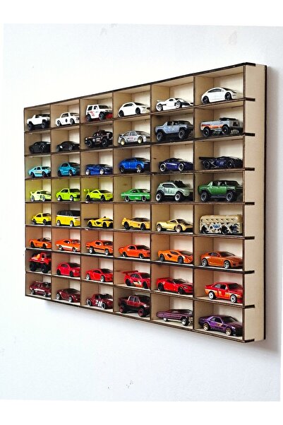 Raftix Raft de afișare pentru mașini de jucărie – 48 de sloturi